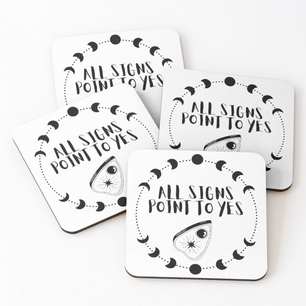 Item preview, All Signs Point To Yes Planchette Ouija designed and sold by Minima-Vulpes.