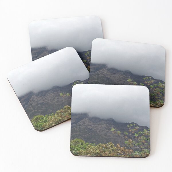 Item preview, Trees and leaves at the base of a mountain designed and sold by ashishagarwal74.