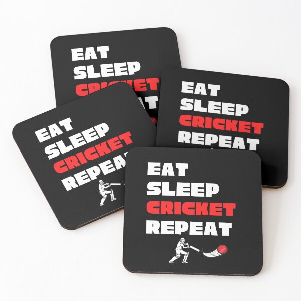 Item preview, EAT SLEEP CRICKET REPEAT designed and sold by Affyboss6.