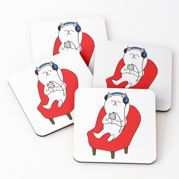 Item preview, Chillin' White Cat designed and sold by imphavok.