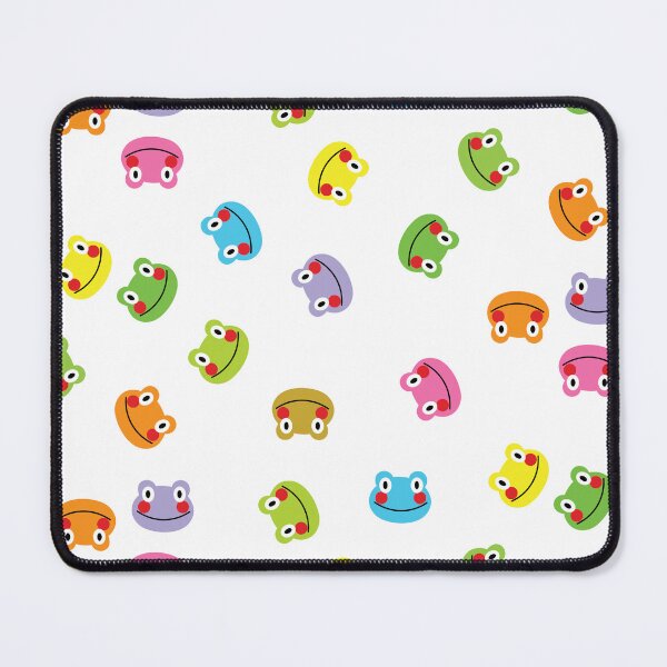Item preview, Smiling Rainbow Frog Face Rotating Pattern Illustration designed and sold by DeliveryGeorge.