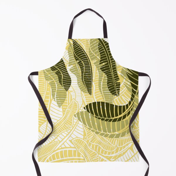 Item preview, Copy of Abstract Tropical Golden Banana Leaves Print 002 designed and sold by sunnthreads.
