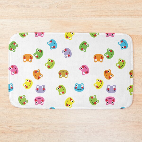 Item preview, Smiling Rainbow Frog Face Rotating Pattern Illustration designed and sold by DeliveryGeorge.