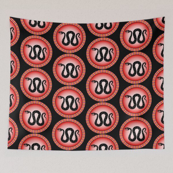 Item preview, Ancient Greek Shields: Serpent (Fire) designed and sold by Happy Puppy Print On Demand.