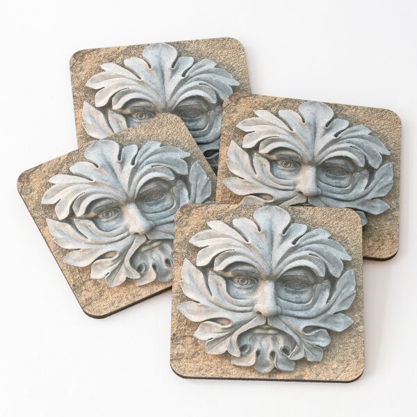 Item preview, English Country Garden 2,  Green Man Mask designed and sold by KVDcreations.