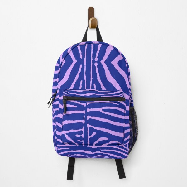 Item preview, Zebra Wild Animal Print 751 Blue and Lavender designed and sold by tonymagnerart.