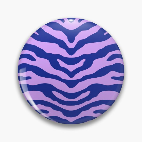 Artikelvorschau, Zebra Wild Animal Print 174 Blue and Lavender entworfen und verkauft von tonymagnerart.