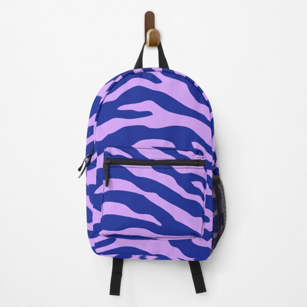Item preview, Zebra Wild Animal Print 174 Blue and Lavender designed and sold by tonymagnerart.