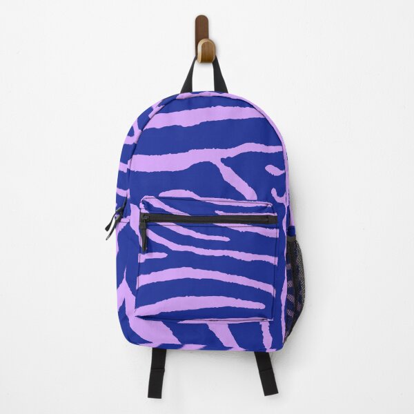 Item preview, Zebra Wild Animal Print 277 Blue and Lavender designed and sold by tonymagnerart.