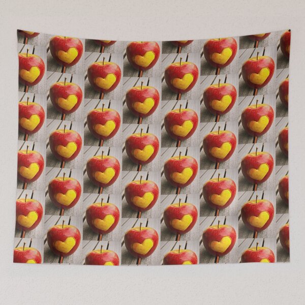 Item preview, Apple Love Fruit Photo designed and sold by Health And Fitness Posts e-Store.