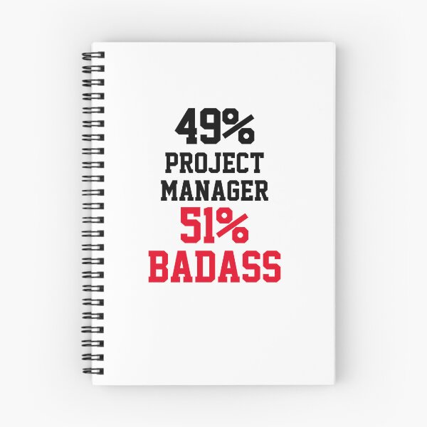 Item preview, Badass Project Manager designed and sold by Yay Design.
