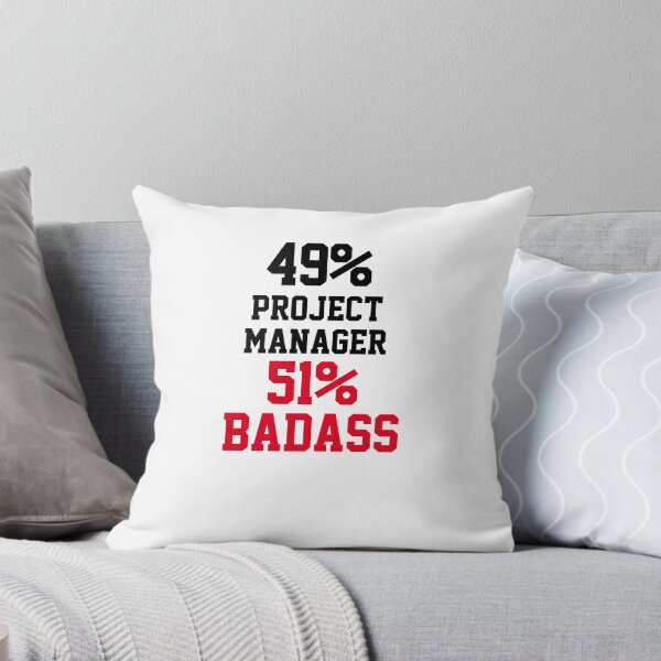 Item preview, Badass Project Manager designed and sold by Yay Design.