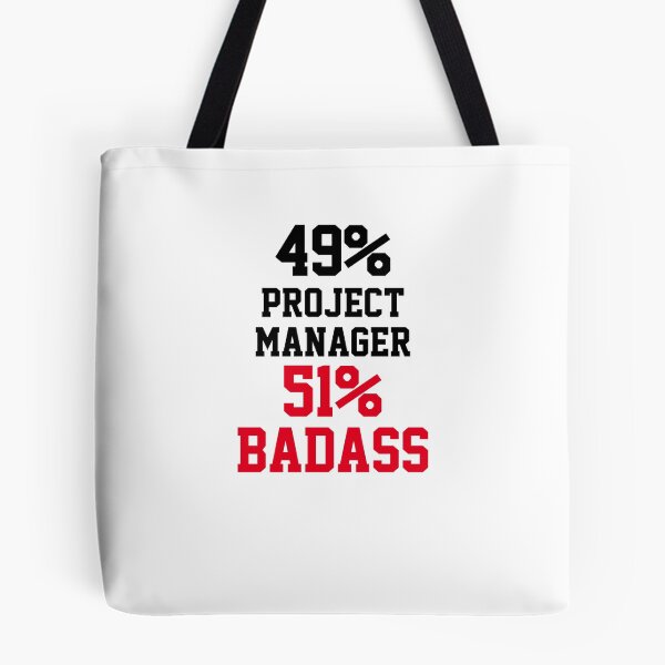 Item preview, Badass Project Manager designed and sold by Yay Design.