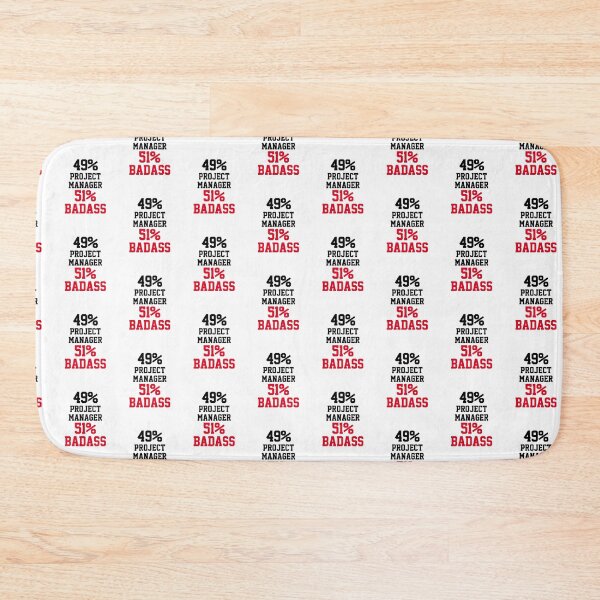 Item preview, Badass Project Manager designed and sold by Yay Design.