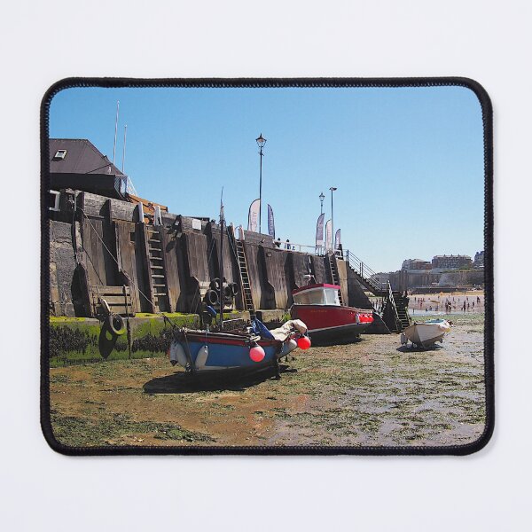 Item preview, Broadstairs harbour at low tide designed and sold by BumbleBearArtUK.