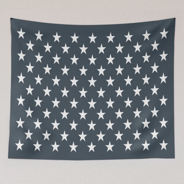 Item preview, Small WHITE and CHARCOAL GREY STARS  designed and sold by RachelMacht.