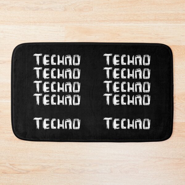 Item preview, Repeat Text, Techno Techno Techno designed and sold by badlydrawnbabe.