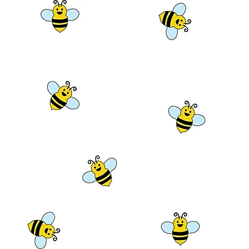 Artwork thumbnail, Flying Bees Pattern by DeliveryGeorge