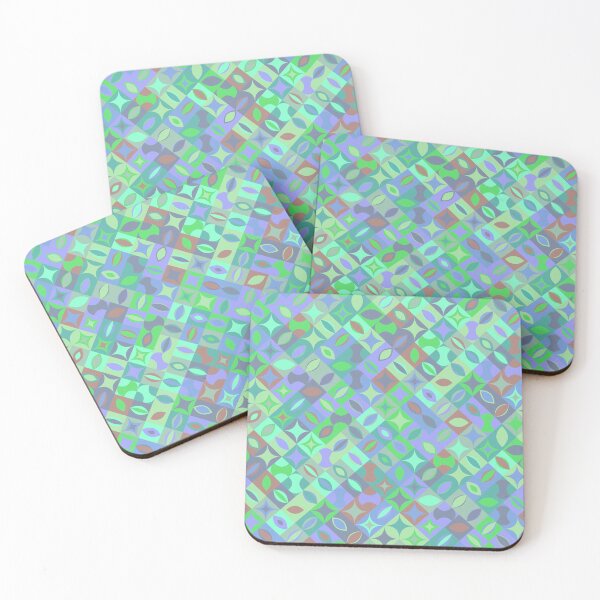 Item preview, Geometric pattern green shades,cute designed and sold by package11.