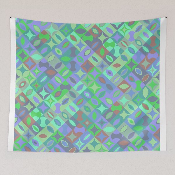 Item preview, Geometric pattern green shades,cute designed and sold by package11.