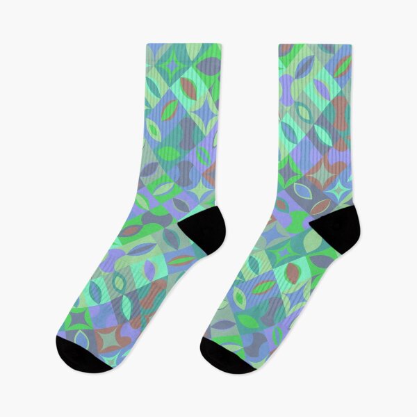 Item preview, Geometric pattern green shades,cute designed and sold by package11.