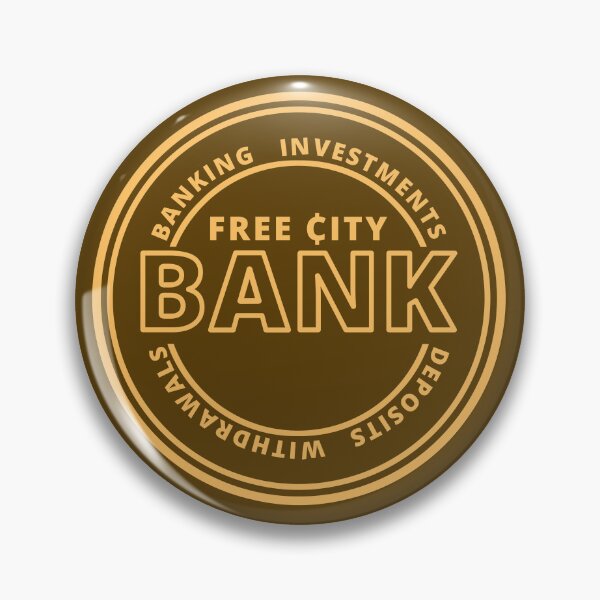 Item preview, Free City Bank designed and sold by fandomstyles.