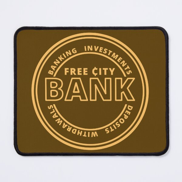 Item preview, Free City Bank designed and sold by fandomstyles.