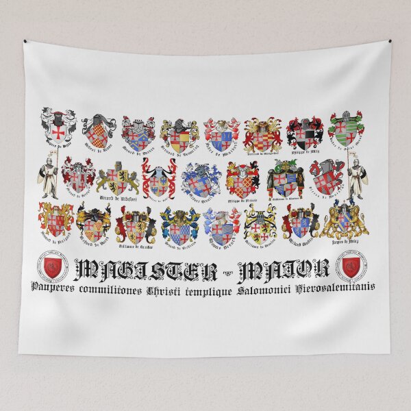 Item preview, Coat of Arms of the Grand Masters of the Templar Order designed and sold by MDMDO.