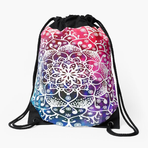 Mandala Namaste / Zen Yoga Meditation Mandala Drawstring Bag