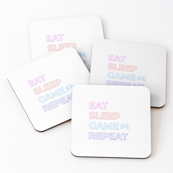 Item preview, eat sleep game repeat design designed and sold by Nostalgic  Treasure.