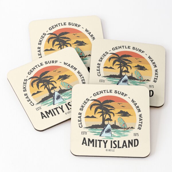 Item preview, Jaws Fan Art - Amity Island vacation designed and sold by Backpack-Hiker.