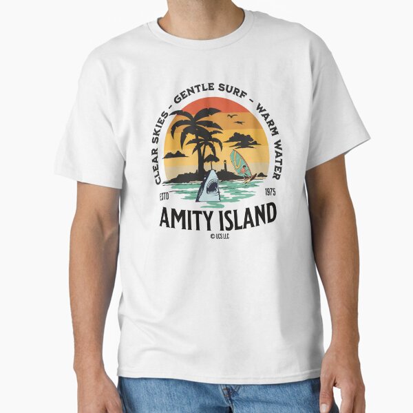 Item preview, Jaws Fan Art - Amity Island vacation designed and sold by Backpack-Hiker.