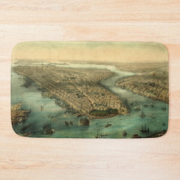 Item preview, New York and Brooklyn from the Battery (c1850) designed and sold by allhistory.