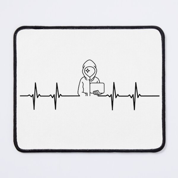 Item preview, Cyber Security Pulse, Heart Beat Range, Cybersecurity Design designed and sold by tshirtfever.