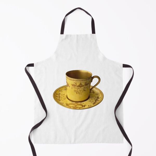 Item preview, Antique cup and saucer - gold cup and saucer - antique gold designed and sold by boomantique.
