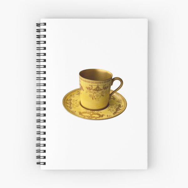 Item preview, Antique cup and saucer - gold cup and saucer - antique gold designed and sold by boomantique.