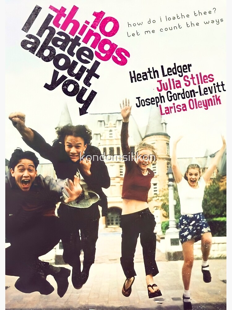 ZXIN 10 Things I Hate About You – Póster de película para habitación