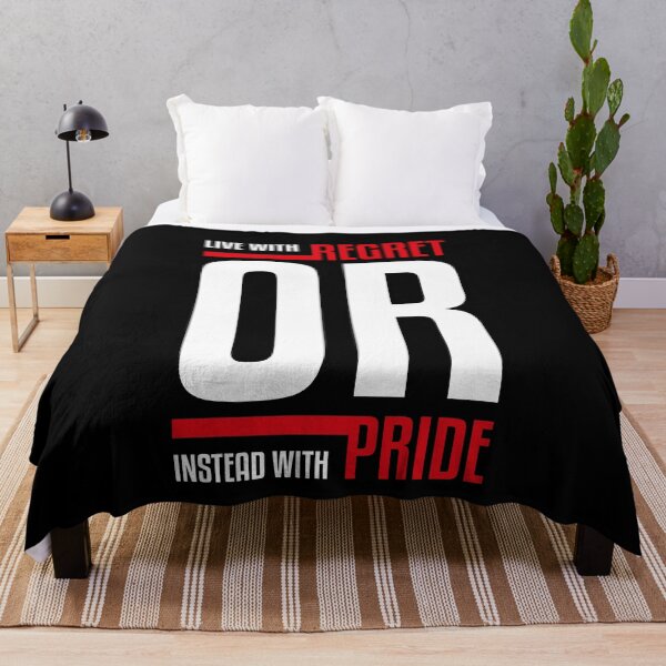 Item preview, Live with regret or instead with pride for daily motivation designed and sold by TheLuckyShirts.