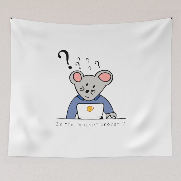 Item preview, Is the "mouse" broken ? designed and sold by wordspotrayal.