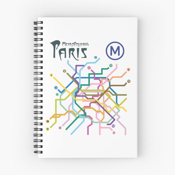 Item preview, Diagrama del metro de París designed and sold by shbubble1.