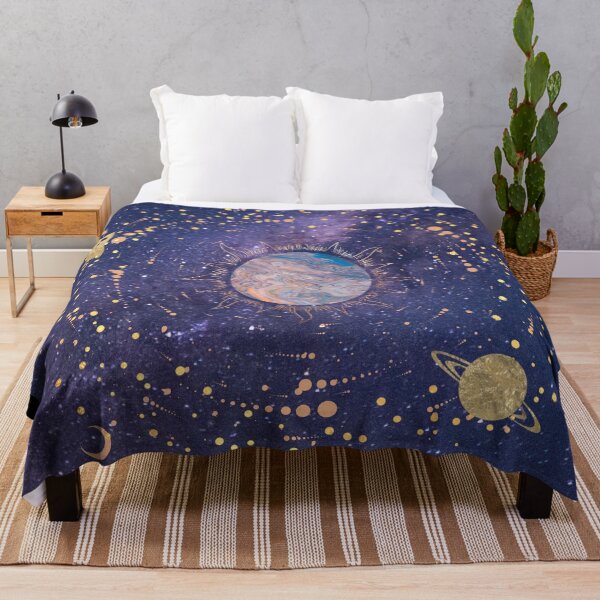 Item preview, Blue Galaxy | Sun, Stars, Rocket, Planets & Moon Design: designed and sold by LifeAndWonder.