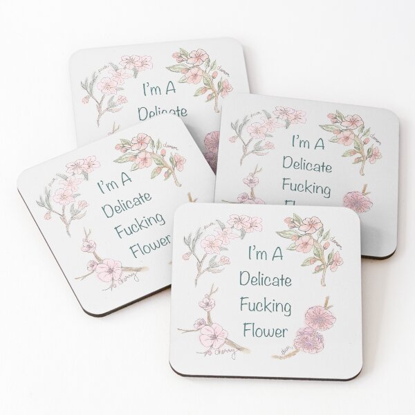 Item preview, I’m A Delicate Fucking Flower designed and sold by KpopMamas.