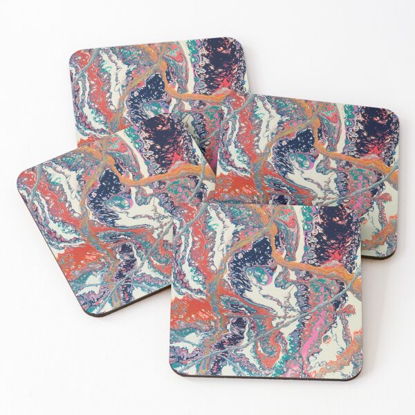 Item preview, Colorful cellular pouring  designed and sold by baksuart.