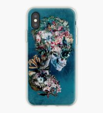 Blumenschädel RP iPhone-Hülle & Cover