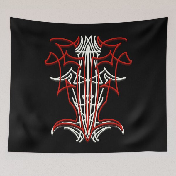 Item preview, Red Dagger Pinstripe Design designed and sold by Goose Motors.