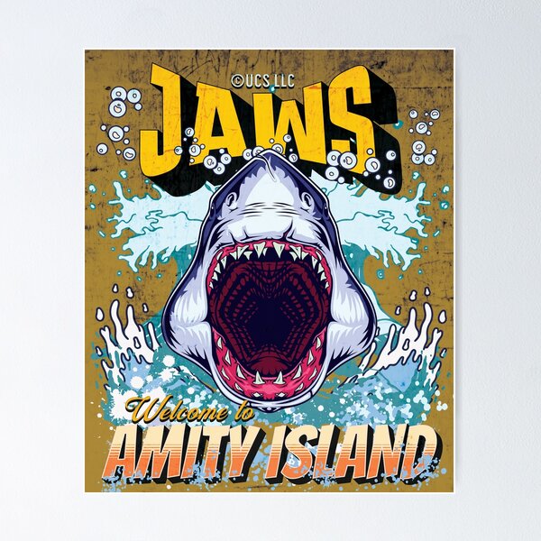 Jaws Fan Art - Welcome to Amity Island Poster