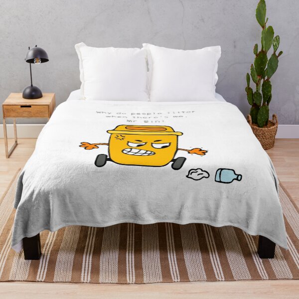 Item preview, Why do people litter when there's me, Mr. Bin ! designed and sold by wordspotrayal.