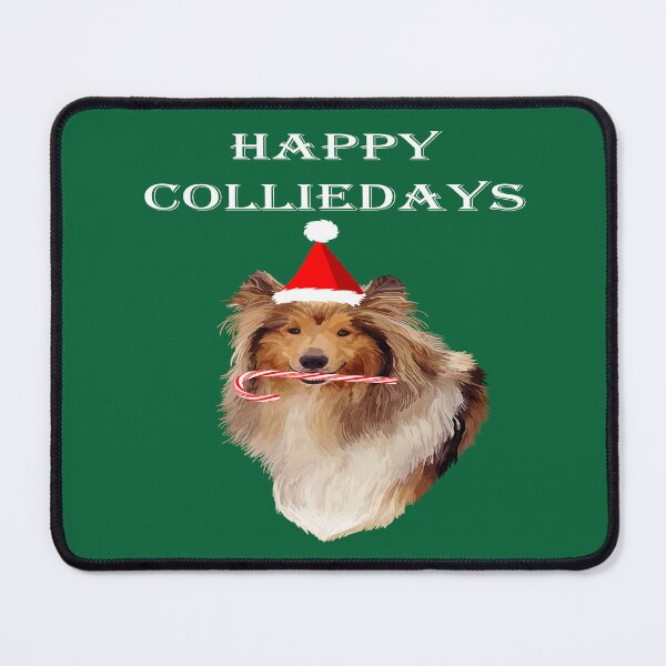 Item preview, Happy Colliedays Christmas Collie designed and sold by Deborah Camp.