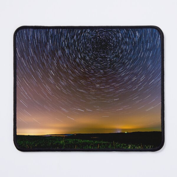 Item preview, Star trails over the field designed and sold by RezieMart.