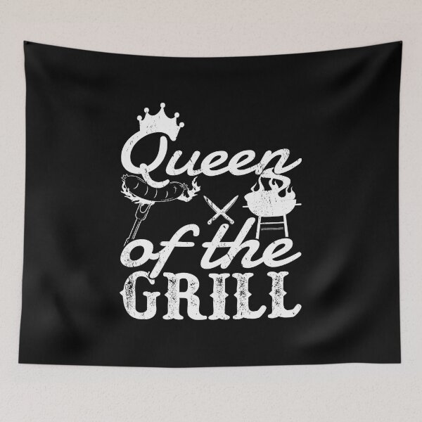 Item preview, Queen Of The Grill Grillmaster Barbeque Grilling Meat BBQ designed and sold by haselshirt.